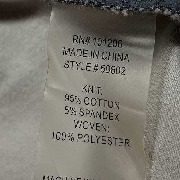 Soft Surroundings Tunic Top Size 1X Plus Long Sleeve Floral Watercolor Back HiLo - Picture 14 of 15